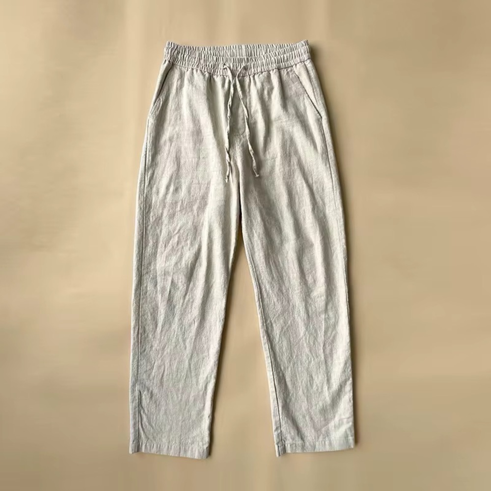 Haku Clothing - Men's Linen Cream Pants